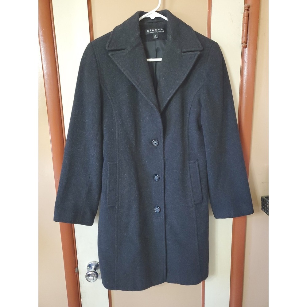 GIACCA GALLERY WOMEN'S WOOL BLEND COAT SIZE S